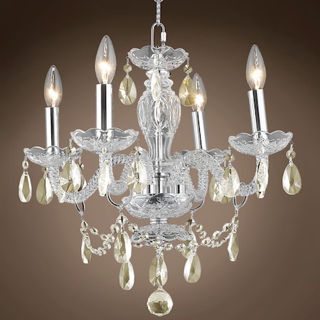 CWI Lighting Amelia 6 Light Chrome Chandelier with Black CWI Lighting Amelia 6 Light Chrome Chandelier with Black